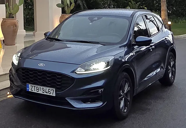 Blue Ford Kuga